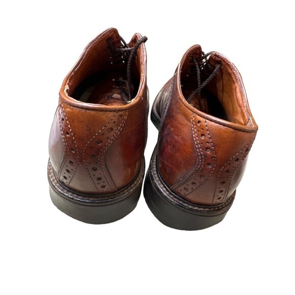 Johnston Murphy brown men’s shoes/loafer dress shoe lace up size 9.5 M SKU 2735 main image 9